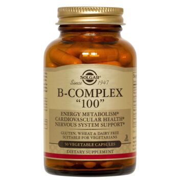 SOLGAR VITAMIN B-COMPLEX 100 KAPS 50 KPL