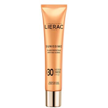 LIERAC SUNISSIME PROTECTIVE FACE FLUID GLOBAL ANTI-AGING SPF30 40 ML