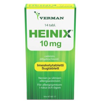 HEINIX IMESKELYTABLETTI 10MG