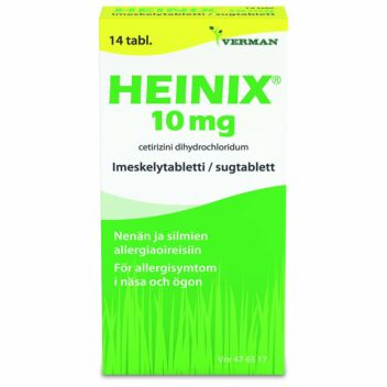 HEINIX IMESKELYTABLETTI 10MG