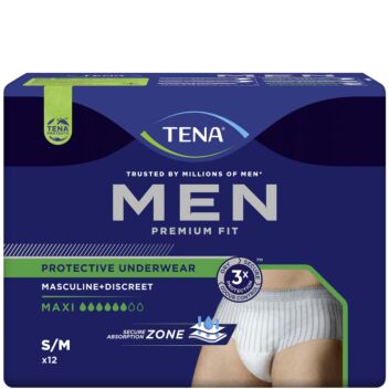 TENA MEN PREMIUM FIT LEVEL 4 S/M 12 KPL