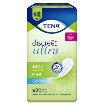 TENA DISCREET ULTRA PAD MINI 20 KPL