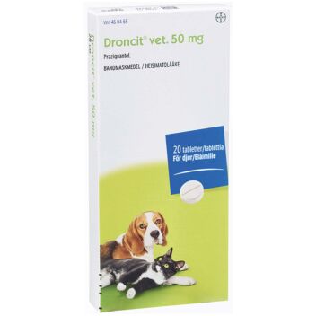 DRONCIT 50MG VET TABL 20 fol