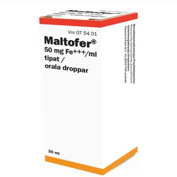 MALTOFER 50 MG/ML TIPAT, LIUOS 30 ml