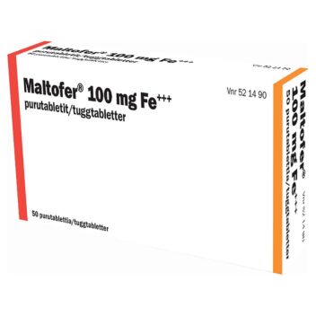 MALTOFER 100 MG PURUTABLETTI 50 fol