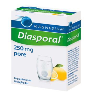 DIASPORAL MAGNESIUM AKTIV 250 PORETABLETTI 20 KPL