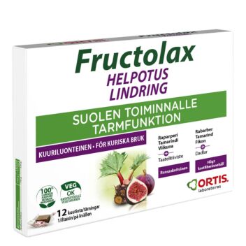 FRUCTOLAX HELPOTUS SOFT HEDELMÄKUUTIO 12 KPL