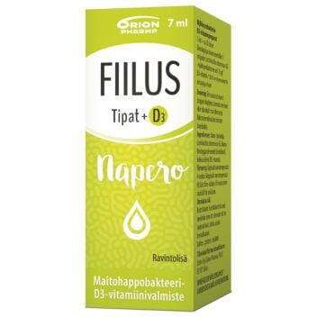 FIILUS NAPERO DROPS +D3 TIPAT 7 ML