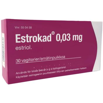 ESTROKAD 0,03 MG EMÄTINPUIKKO 30 fol