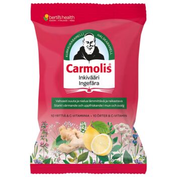 CARMOLIS YRTTIKARAMELLI INKIVÄÄRI 75 G