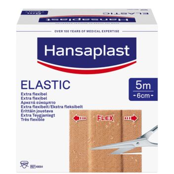 HANSAPLAST ELASTIC LEIKATTAVA 5MX6CM KANGASLAASTARI 1 KPL