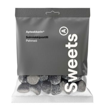 APTEEKKARIN SALMIAKKIPASTILLI PEHMEÄ 60 G