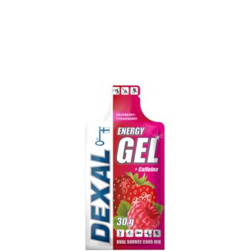 DEXAL ENERGIAGEELI VADELMA-MANSIKKA + KOFEIINI 30 G