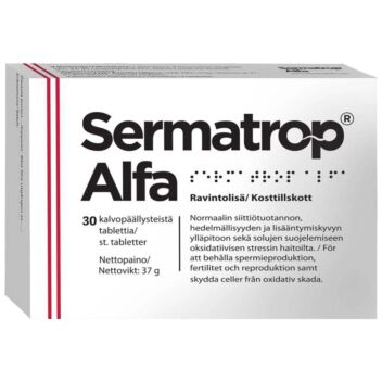 SERMATROP ALFA TABL 30 KPL