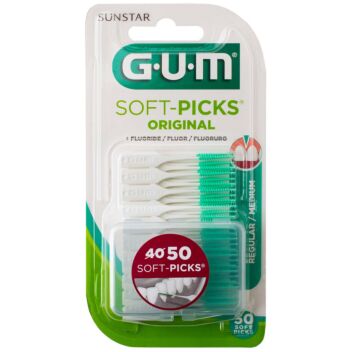 GUM SOFT-PICKS REGULAR HARJATIKKU 50 KPL