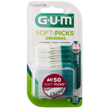 GUM SOFT-PICKS LARGE HARJATIKKU 50 KPL