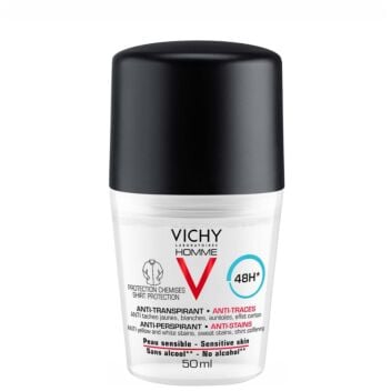 VICHY HOMME 48H ANTIPERSPIRANT ANTI-STAINS ROLL-ON 50 ML