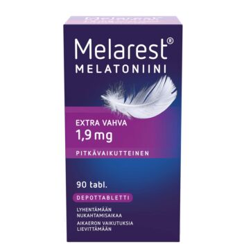 MELAREST 1,9 MG PITKÄVAIKUTTEINEN 90 TABL