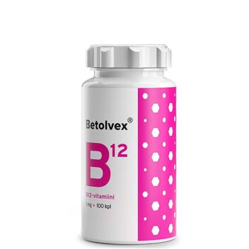 BETOLVEX B12-VITAMIINI 1MG TABL 100 KPL