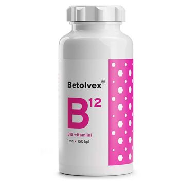 BETOLVEX B12-VITAMIINI 1MG TABL 150 KPL