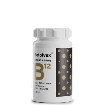 BETOLVEX STRONG B12-VITAMIINI 1,25MG KAPS 30 KPL
