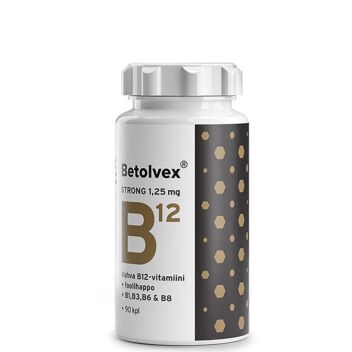 BETOLVEX STRONG B12-VITAMIINI 1,25MG KAPS 90 KPL