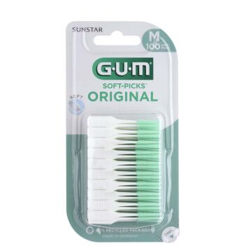 GUM SOFT-PICKS ORIGINAL REGULAR REFILL HAMMASVÄLIHARJA 100 KPL