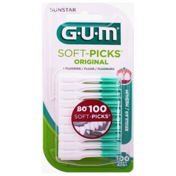 GUM SOFT-PICKS REGULAR REFILL HARJATIKKU 100 KPL