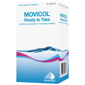 MOVICOL READY TO TAKE ORAALILIUOS, ANNOSPUSSI 10 kpl