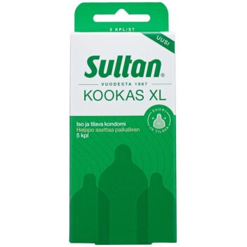 KONDOMIT SULTAN KOOKAS XL 5 KPL