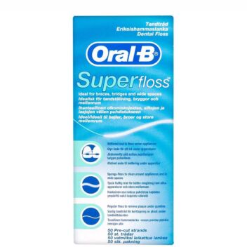 ORAL-B SUPER FLOSS HAMMASLANKA 50 KPL