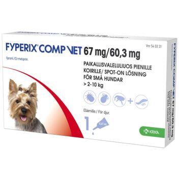 FYPERIX COMP VET 67MG/60,3MG PAIKALLISVALELULIUOS 0,67 ml