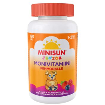 MINISUN MONIVITAMIINI PEHMONALLE JUNIOR 120 KPL