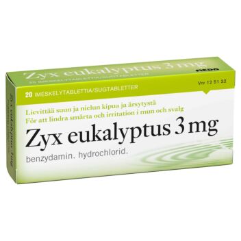 ZYX EUKALYPTUS 3 MG IMESKELYTABLETTI 20 fol