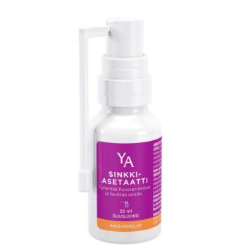 YA SINKKIASETAATTI SUUSUIHKE ANIS-VANILJA 25 ML