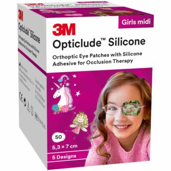 OPTICLUDE SILICONE MIDI LAJITELMA TYTÖILLE 2738PG 50 kpl