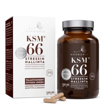 Harmonia KSM66 ravintolisä 120 kaps | Luontaistuotteet