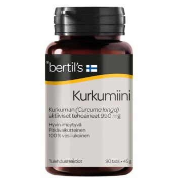 BERTIL'S KURKUMIINI TABL 90 KPL