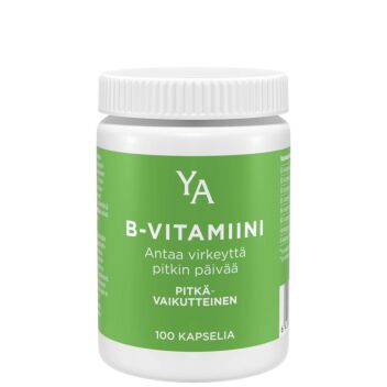 YA PITKÄVAIKUTTEINEN B-VITAMIINI KAPS 100 KPL