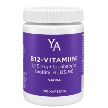 YA VAHVA B12-VITAMIINI 1,25 MG KAPS 100 KPL