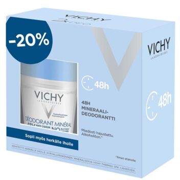 VICHY DEO 48H MINERAL ROLL-ON 2X50 ML