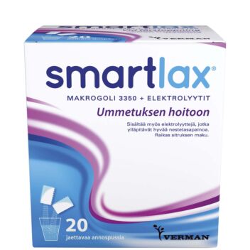 SMARTLAX MAKROGOLI + ELEKTROLYYTIT 20 PS. 