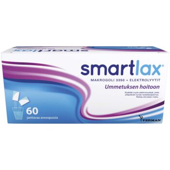 SMARTLAX MAKROGOLI + ELEKTROLYYTIT 60 PS.
