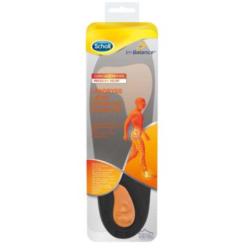 SCHOLL IN-BALANCE PRESSURE RELIEF ALASELKÄ POHJALLINEN S 1 PARI