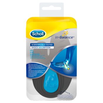 SCHOLL IN-BALANCE SHOCK ABSORBTION KANTAPÄÄ POHJALLINEN L 1 PARI