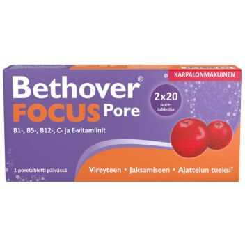 BETHOVER FOCUS PORE KARPALO 2 X 20 TABL