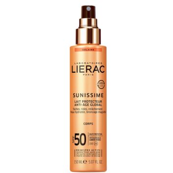 LIERAC SUNISSIME BODY PROTECTIVE MILK SPF 50 150 ml