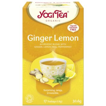 YOGI TEA GINGER LEMON LUOMU TEE 17 KPL