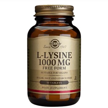 SOLGAR L-LYSIINI 1000 MG TABL 50 KPL