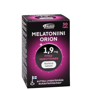 MELATONIINI ORION 1,9MG PITKÄVAIKUTTEINEN TABL 30 KPL